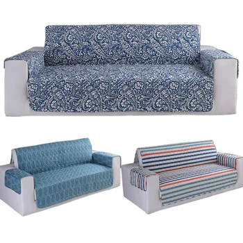 

Modern Art Stripe Colorful Print Sofa Cover Protection Cover Dog/Cat Pets Non-Slip Sofa Cover Add Bag Seater Chair Covers
