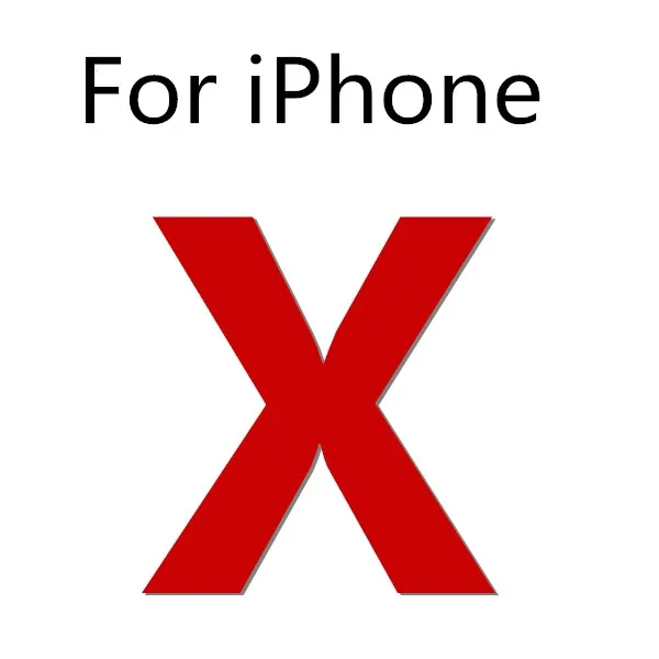 5D полное покрытие краев закаленное стекло для iPhone 7 8 6 Plus Защита экрана для iPhone 6 6s 7 Plus XR XS MAX защитная пленка стекло - Цвет: for iPhone X