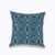 Home Decor Embroidered Cushion Cover Navy/White Pillowcase Canvas Cotton Square Embroidery Pillow Cover 45x45cm 14