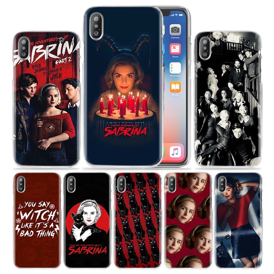 

Adventures of Sabrina Case for iPhone XS Max XR X 10 7 7S 8 6 6S Plus 5S SE 5 4S 4 5C Clear Hard PC Plastic Phone Cover Coque