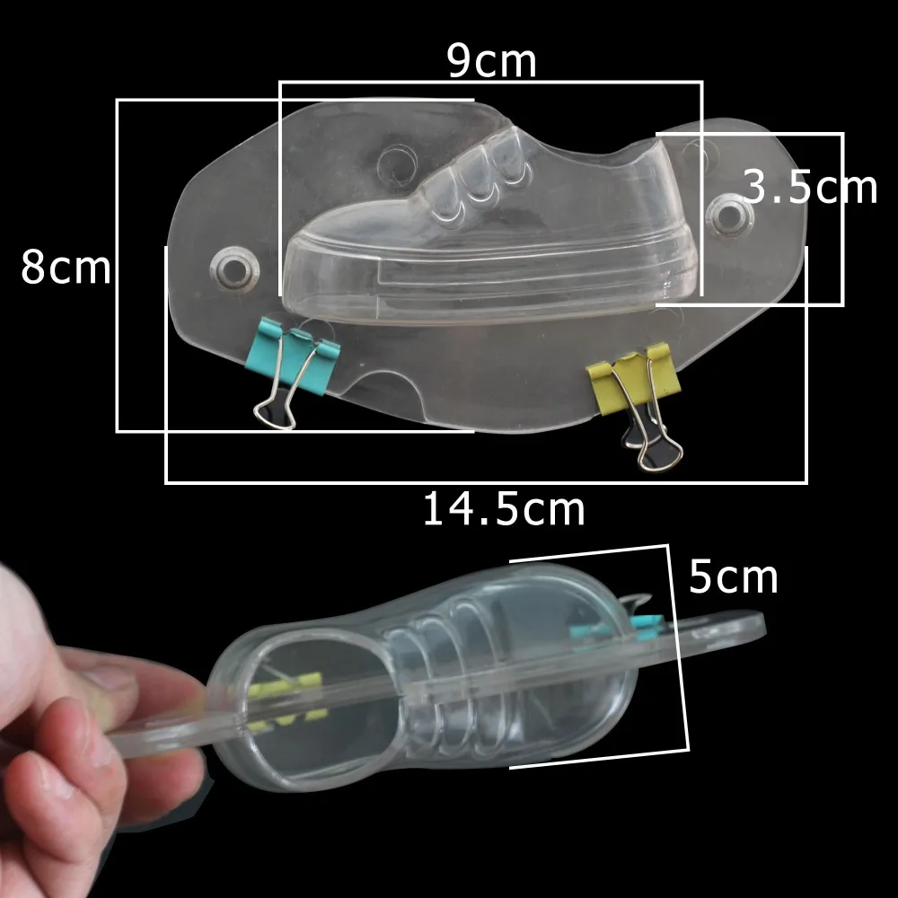 Dcrt 3D форма для детской обуви, пластиковые формы для шоколада, поликарбонатные формы для шоколада, торта, кондитерских форм, инструменты для выпечки и кондитерских изделий