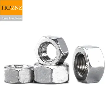 

304 stainless steel Hex nuts Nut high strength Not deformed anti-oxidation Anti-corrosion Beautiful practical