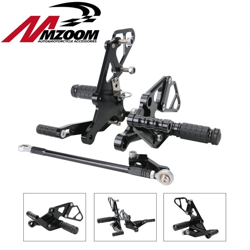 

Motorcycle accessories Adjustable Rearset Rear Set Foot Pegs Pedal Footrest For Yamaha MT-07 FZ-07 MT07 FZ07 2013 2014 2015 2016