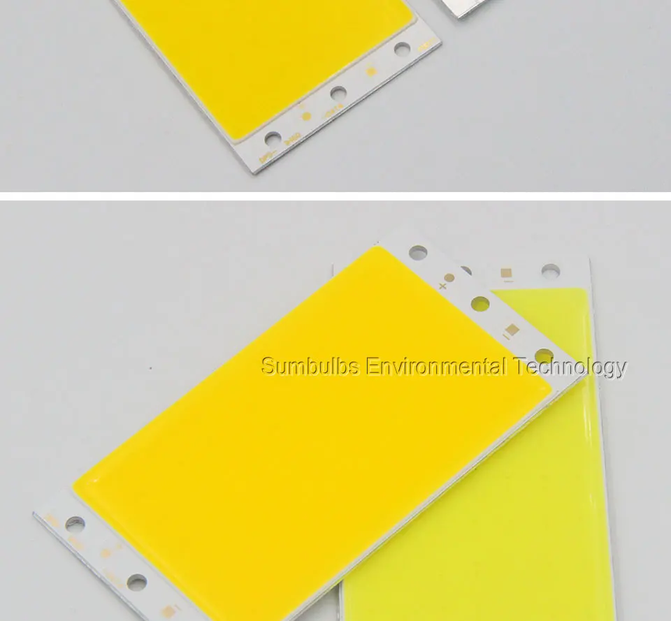 94x50mm 12W 15W Ultra Bright LED COB Strip Lamp Lights Warm White Pure White Rectangle LED Lighting Source (5)