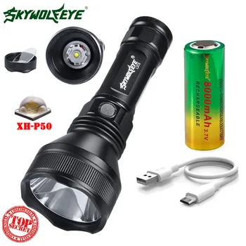 

1 Set Rechargeable Led Flashlight 18650 Portable Aluminum Alloy 3 Modes Torch Flashlight Linterna Led Zaklamp Lanterna 40JUN25