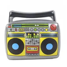 Новинка, изысканные надувные Радиоприемники, нетоксичные игрушки из ПВХ, вечерние приборы для декорации, детский подарок(серый