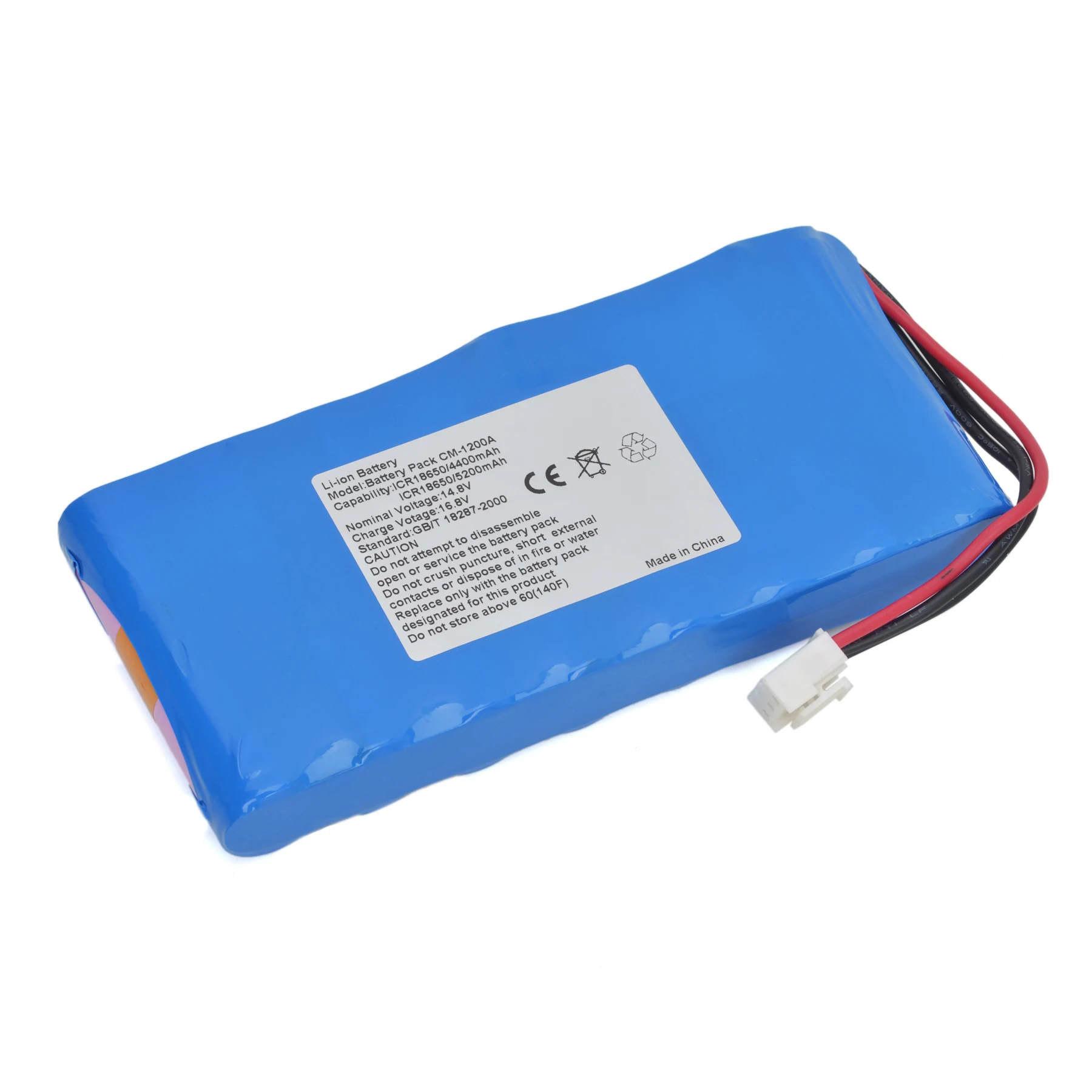 5200 мА/ч, новая аккумуляторная батарея ecg для COMEN CM-1200A CM1200 ICR18650 JHT-99D-00