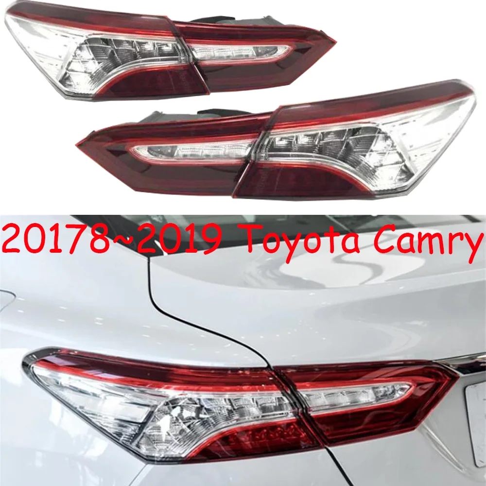 

1pcs Bumper lamp tail light for Camry Taillight 2017 2018 2019 car accessories,CHR Auris venza Paseo innova, Camry tail light