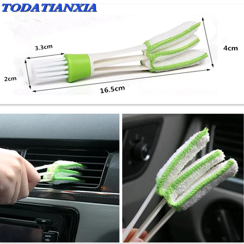 

Car Air Outlet Vent Brush Interior Accessories FOR vw fox bmw s1000rr hyundai creta toyota nissan tiida civic 2008 focus