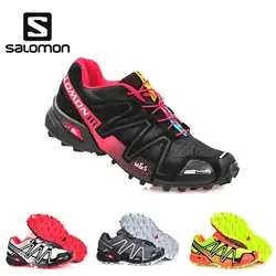 Salomon speed Cross 3 CS III мужские кроссовки мужские легкоатлетические спортивные туфли zapatillas Hombre европейский размер 40-46 бренд