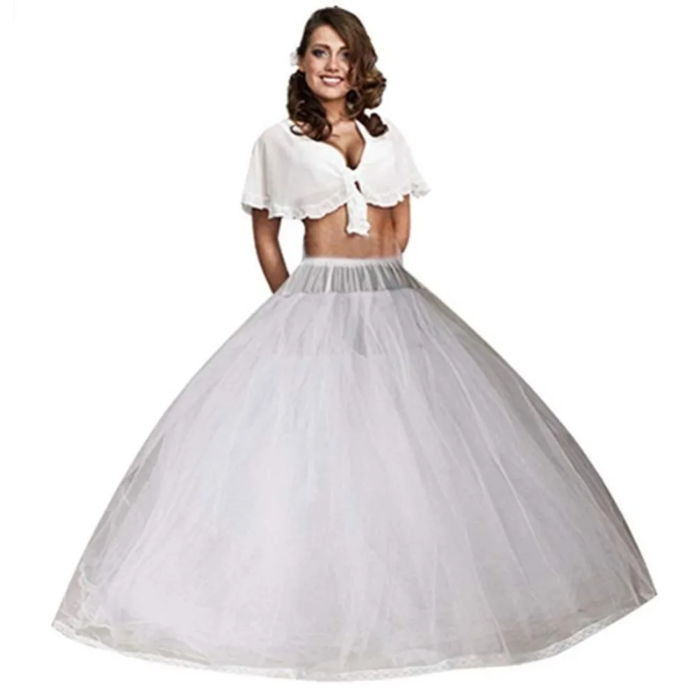Плюс линия, свадебная юбка, 8 слоев тюля, Нижняя юбка для женщин, кринолин, без обруча, свадебные аксессуары