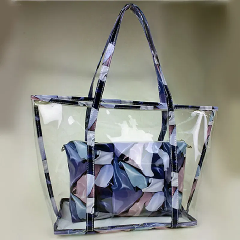 Woman Handbags Designer Tote Beach Bag See Through Shoulder Bags Woman Handbags Designer Tote Beach Bag See Through Shoulder Bags Clear Transparent Jelly In Top Handle From Luggage On Aliexpress