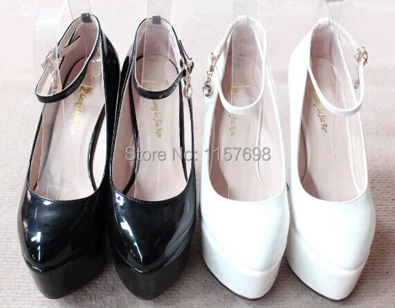 

Free shipping 2016 The new wedges ultra high heels plus size small size 30 32 33 43 40 43 shoes black red wedding shoes