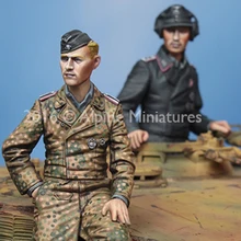 [Loong Way Miniatures] альпийские миниатюры 35225 WSS набор экипажа Тигра(2 фигурки)(1/35 масштаб) полимерная миниатюра