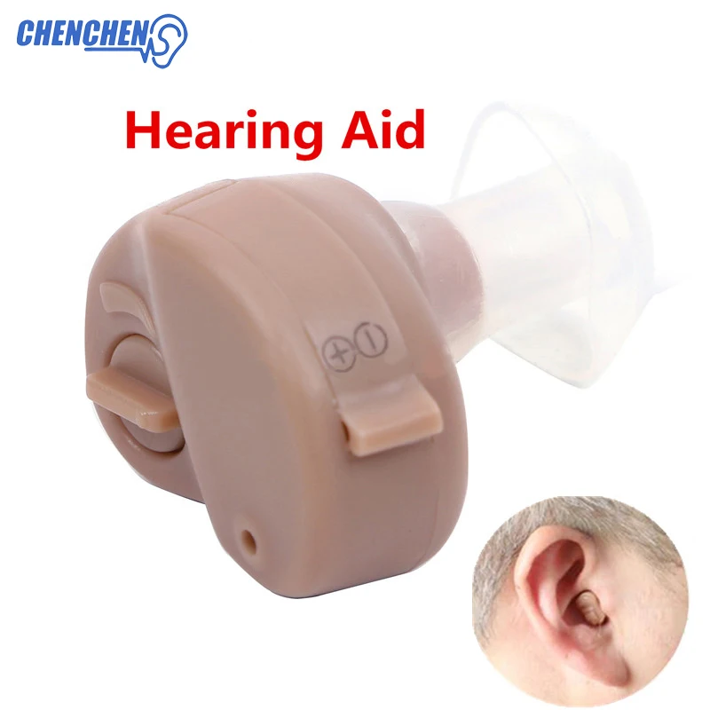 

Small Mini In Ear Hearing Aids Voice Sound Amplifier Adjustable Tone Mini Hearing Aid for Deaf Elderly Ear Care