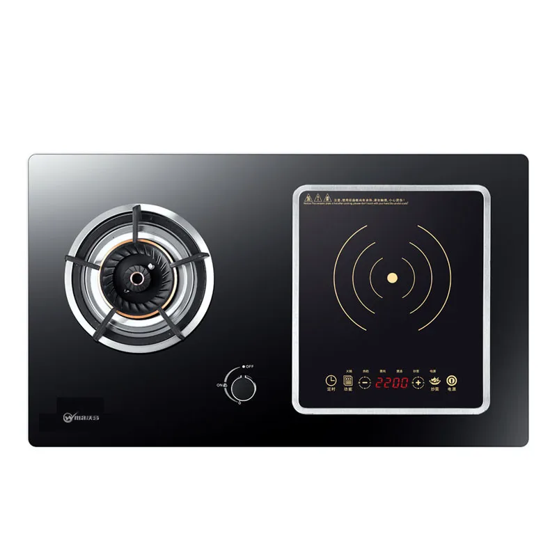  Electric Gas Dual Use Built-in Hob Embedded Replacement Induction Cooker Intense Fire Range Hotpot 