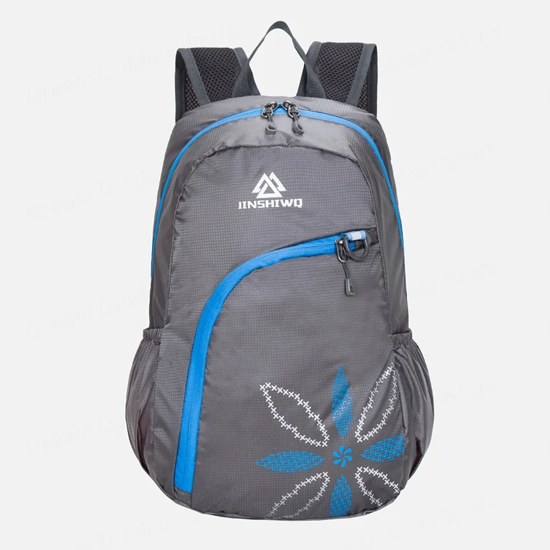 Уличные женские спортивные сумки для кемпинга, нейлоновые мужские походные рюкзаки для альпинизма, складные сверхлегкие рюкзаки - Цвет: Gray A