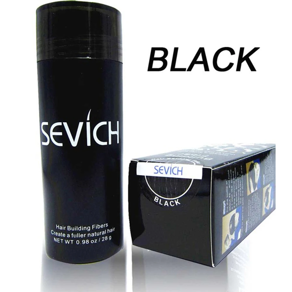 Sevich 12 г Кератиновое волокно для роста волос утолщенные продукты для выпадения волос наращивание густых волокон для роста волос TSLM1