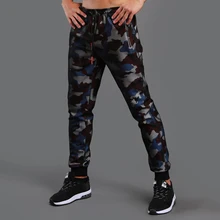 2020 nowe kamuflażowe spodenki na rower sportowe spodnie spodnie do joggingu sportowe spodnie Fitness męskie elastyczne oddychające spodnie do biegania na trening Pant