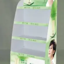 Картонная витрина/Выставочное оборудование/бумажная доска демонстрационная полка