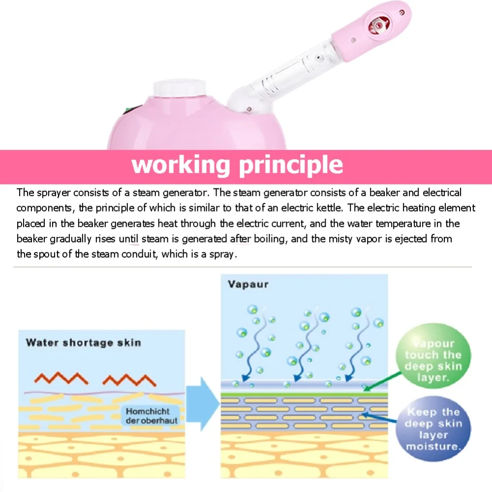 KINGDOMCARES KD-33C Nano Facial Steamer Mist Sprayer SPA Steaming Machine Beauty Instrument Atomizer Face Skin Care Tools (2)