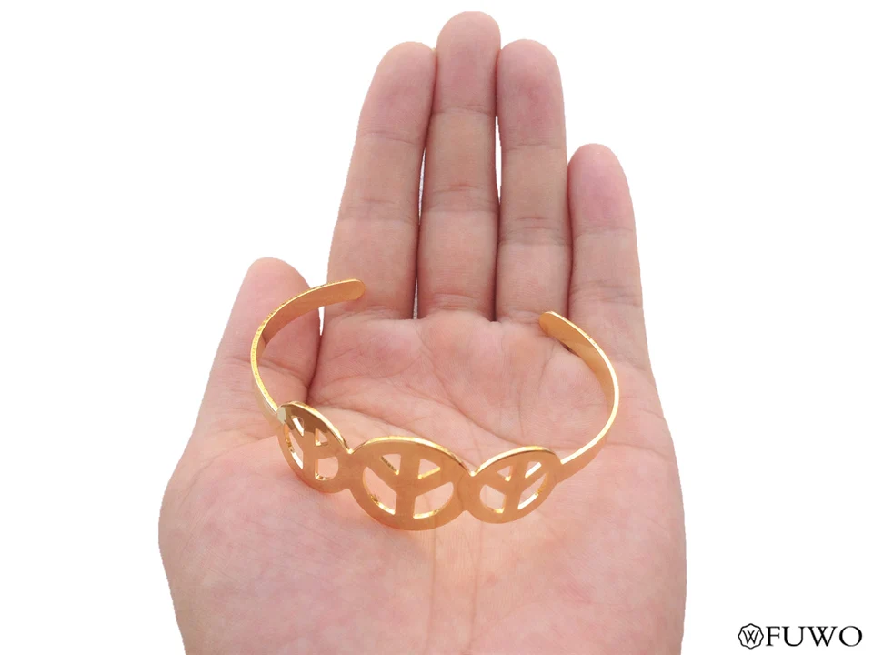 Peace Sign Bangle 11