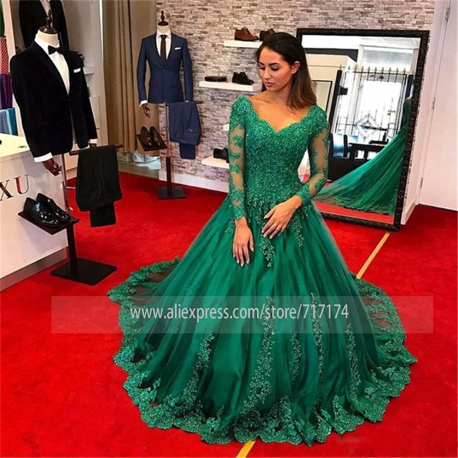 aliexpress green dress
