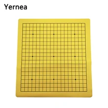 Yornéa-go – jeu d'échecs sur route, une face, en cuir synthétique, flanelle, damier, 19 lignes