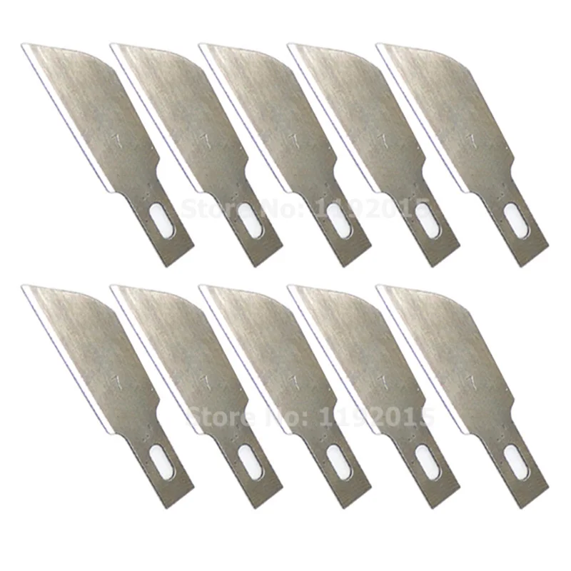 10 Pcs 7 Scalpel Cutting Tools Engraving Craft Sculpture Knife Wood Carving Graver Mobilephone Repair DIY
