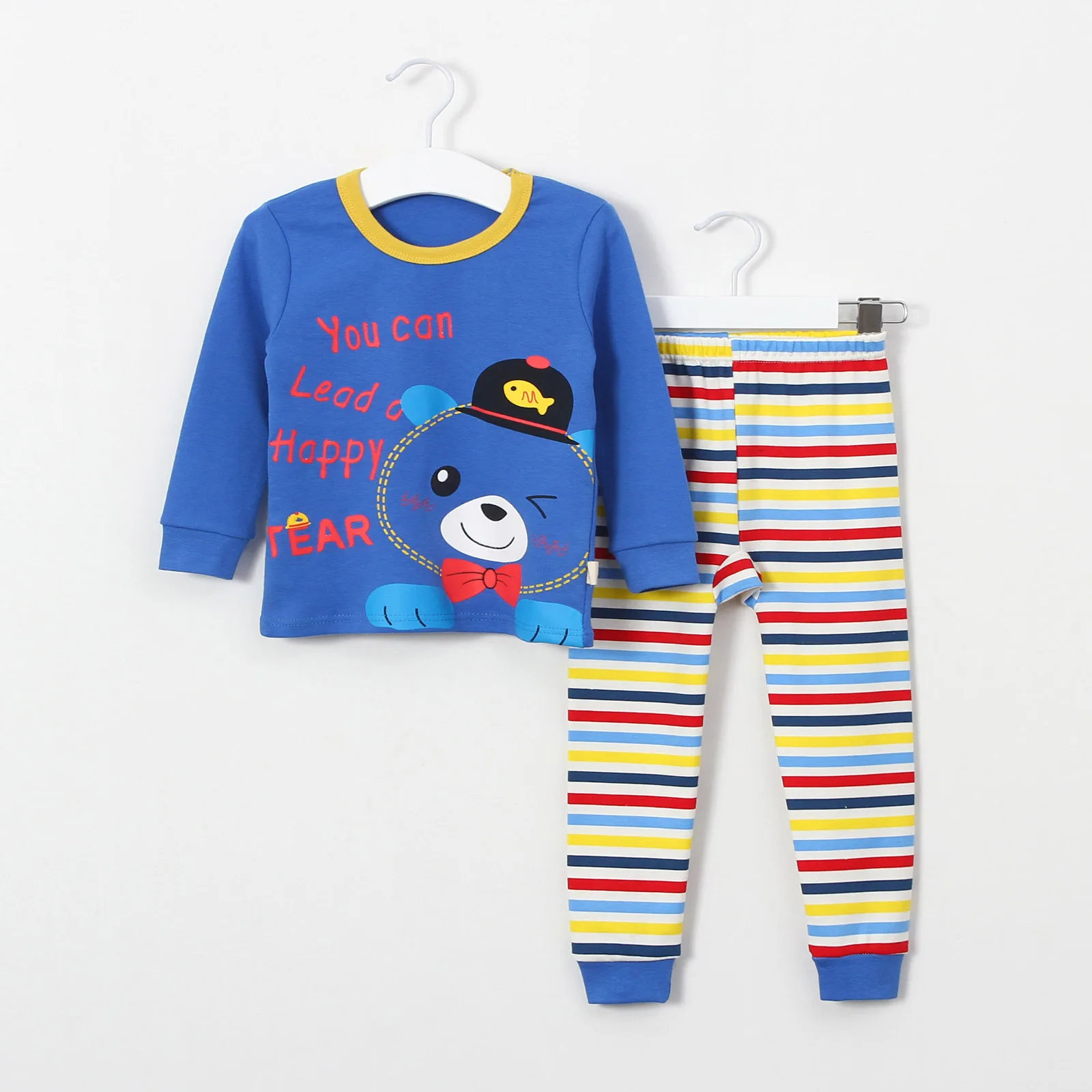 Kids Pajama Sets Boys Cartoon Pajamas Children Clothes Cotton Sleepwear Children's Pajamas over 4 years - Цвет: C12