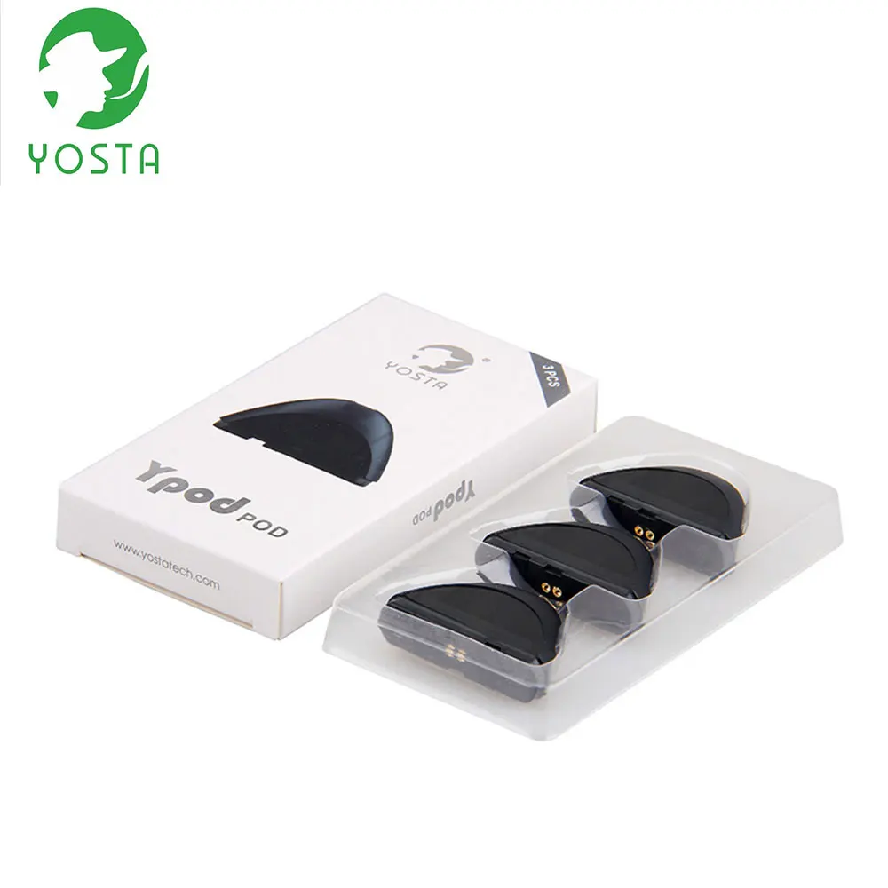 

3pcs 6pcs/lot Yosta Ypod Pod 2.0ml Refillable Cartridge Tank Atomizer 1.4ohm Replacement Pod Atomizer for Yosta Ypod Vape Kit