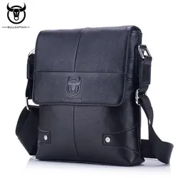 BULL CAPTAIN Мужская брендовая сумка-портфель из натуральной кожи мужская сумка через плечо Маленькие деловые сумки кожаные сумки через плечо