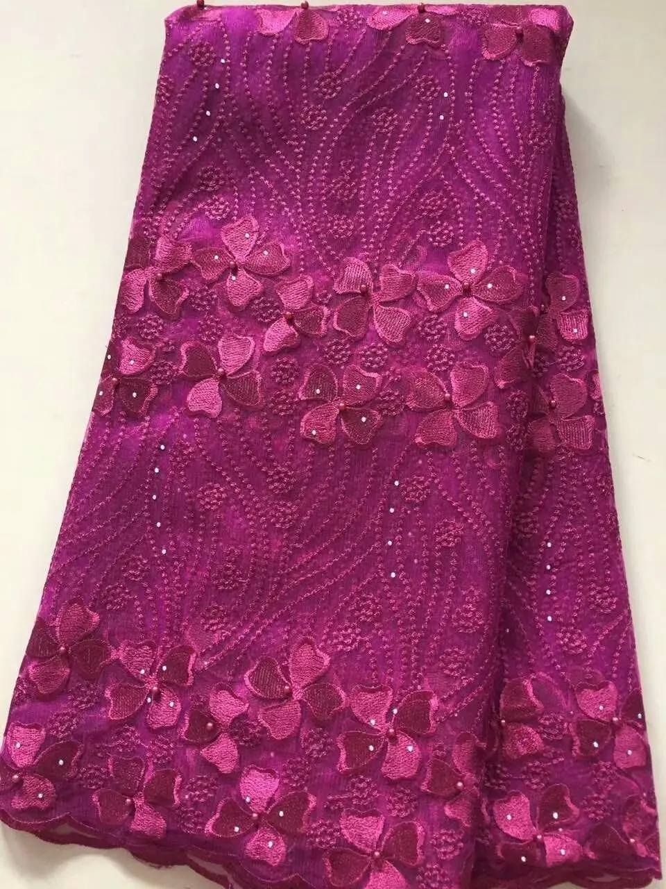 

Nigerian Lace Fabric 2018 High Quality Lace African Tulle Lace With Stones, Nigerian French Latest African Lace 2018