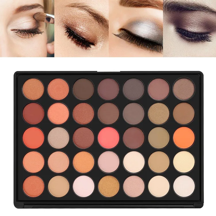 

Popfeel Eye Makeup Matte Glitter EyeShadow Diamond Shimmer Waterproof Cosmetics Eye Primer 40 /15 Colors Luminous Eye Shadow