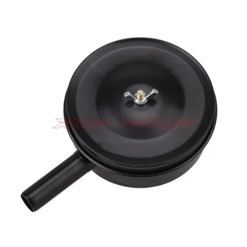 

Air Compressor 20mm Male Threaded Air Intake Silencer Filter Black Metal Shell