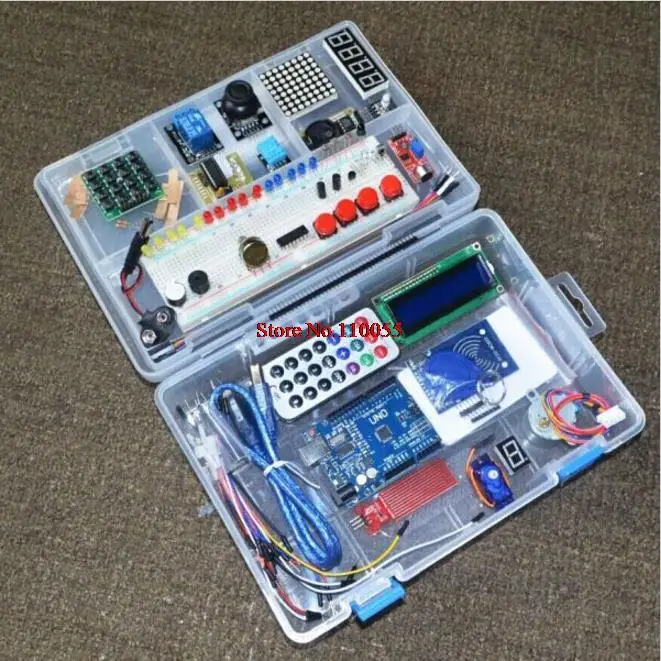 

NEWEST RFID Starter Kit for UNO R3 Upgraded version Learning Suite With Retail Box