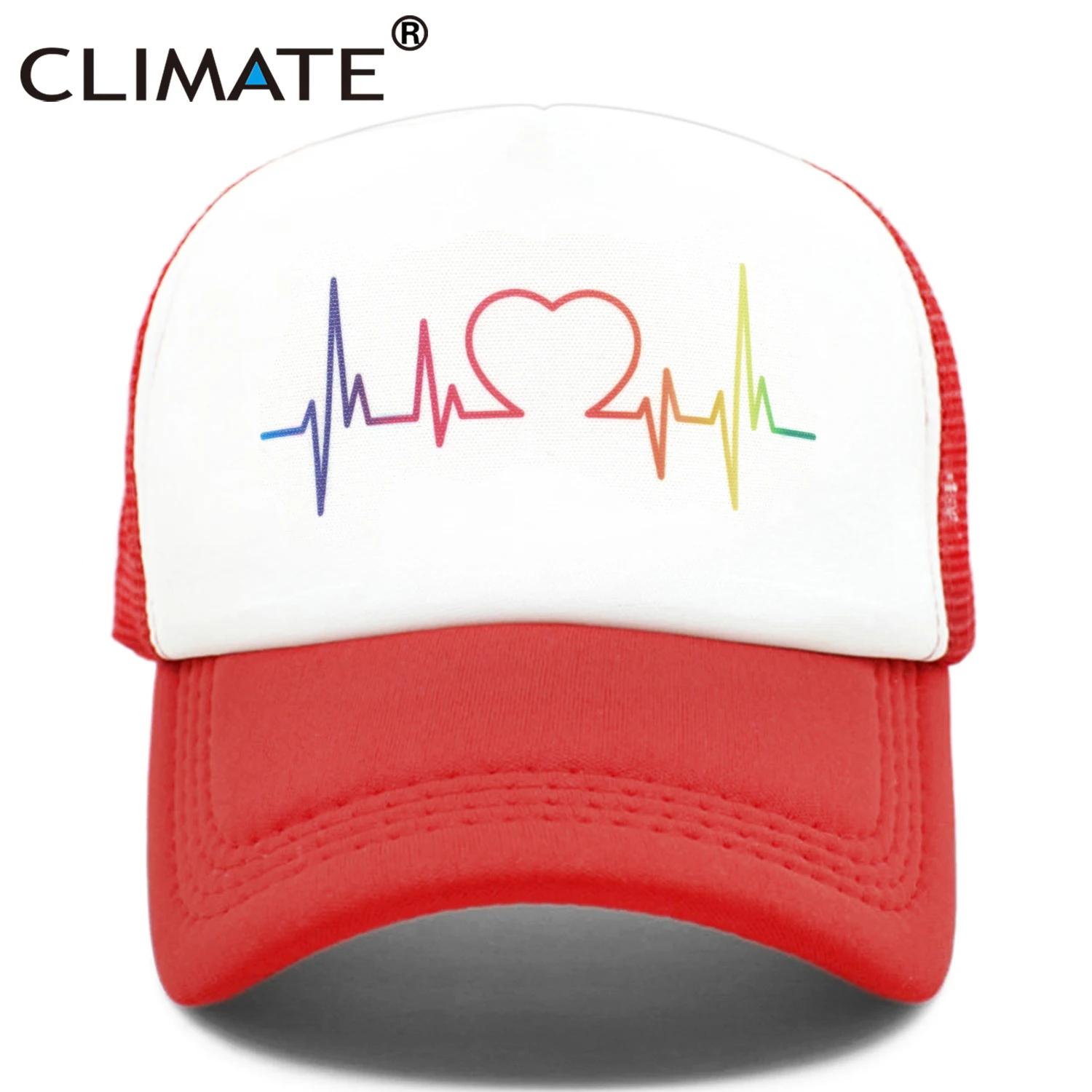 Климат Lover Trucker Кепка s Свадьба ECG влюбленная пара Lovers медовый месяц летняя кепка