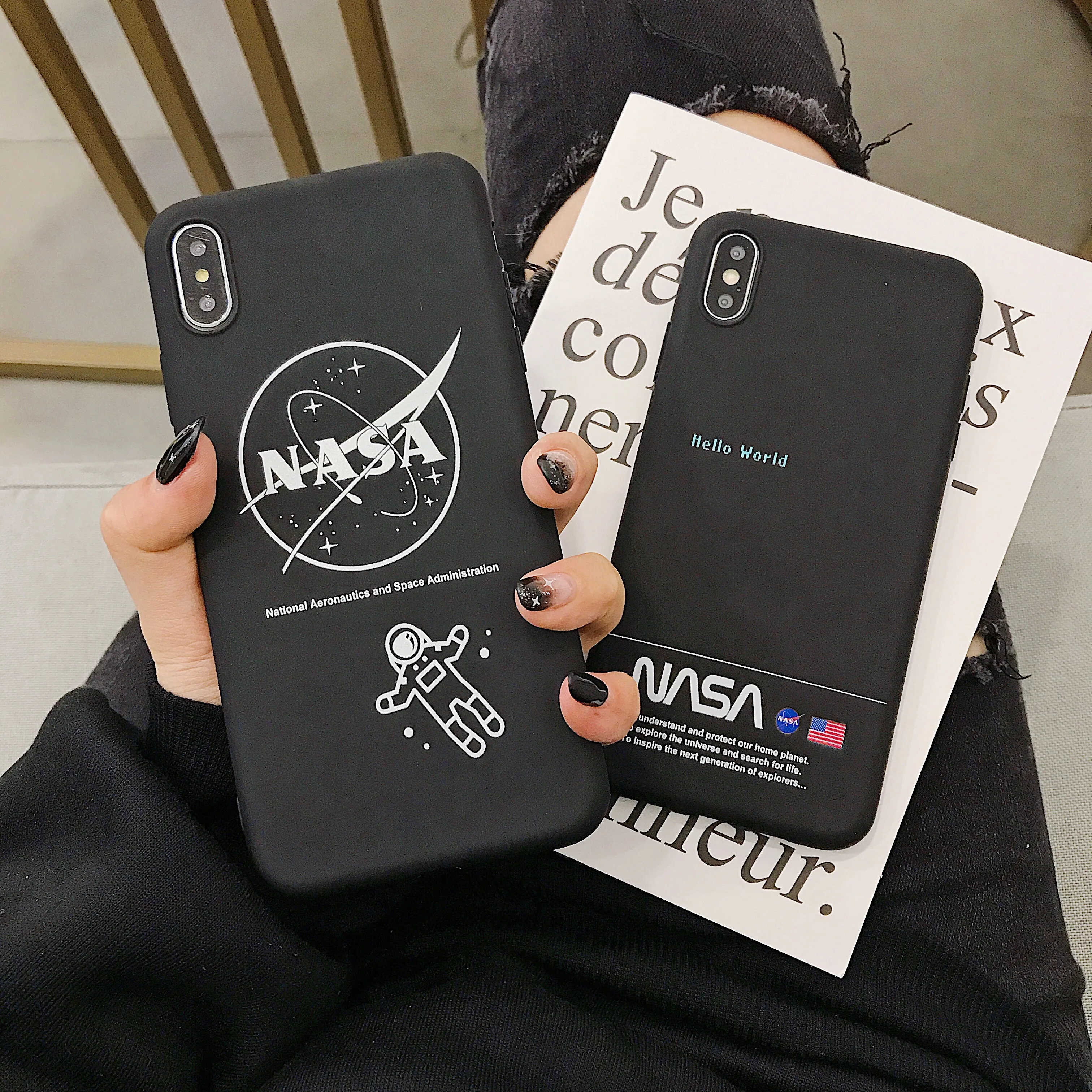 

FD Luxury Case Star Astronaut Phone X XS Max XR Case Cover Phone 7 8 6 6s Plus Stylish Case Phone 8 Plus Fashion Phone Case New