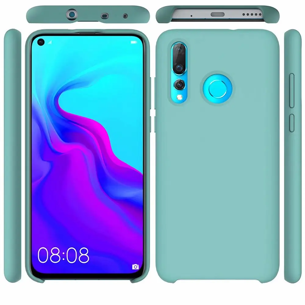 Blue Для huawei Nova 3 3i 4 Мягкий силиконовый чехол Обложка Гибкая плотная противоударный Тонкий чехол huawei Nova3i задняя крышка защитный экран - Цвет: Blue