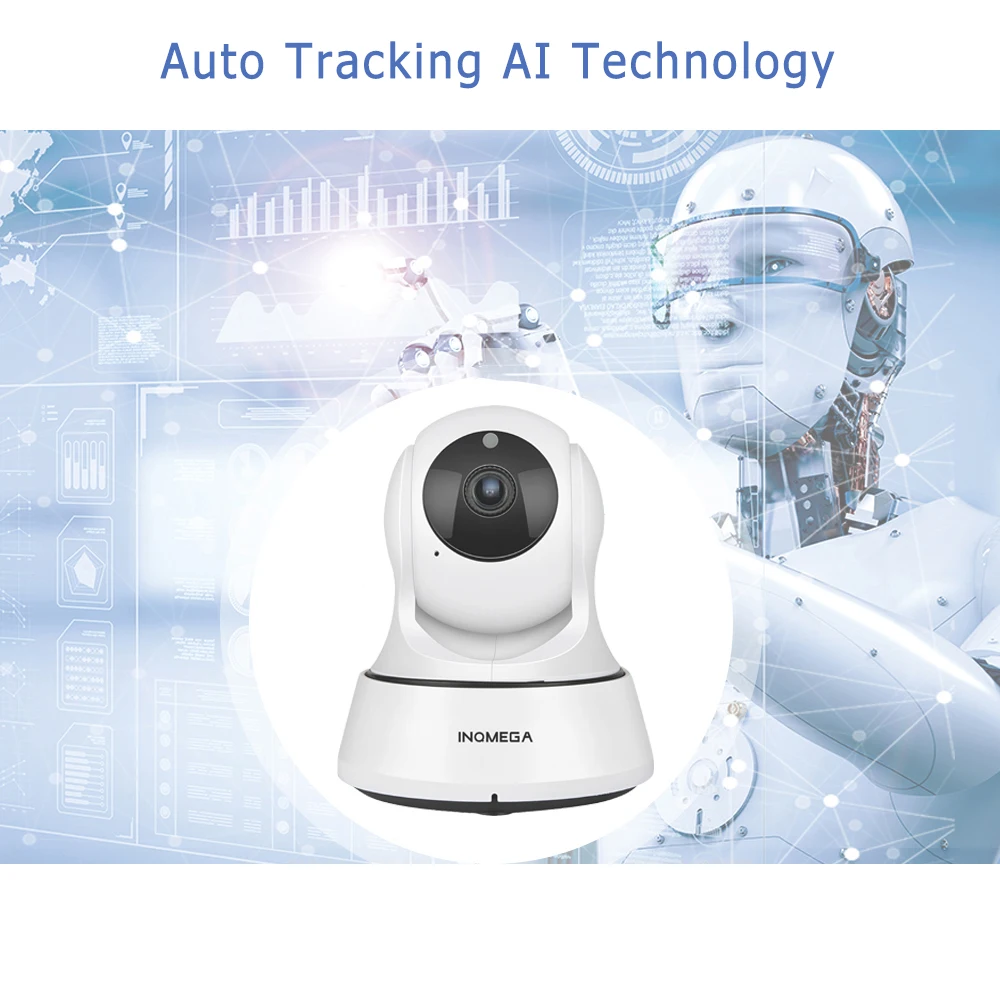 INQMEGA 1080 P سحابة IP كاميرا ذكي السيارات تتبع من الإنسان المنزل الأمن مراقبة CCTV شبكة WiFi كاميرا مراقبة الطفل