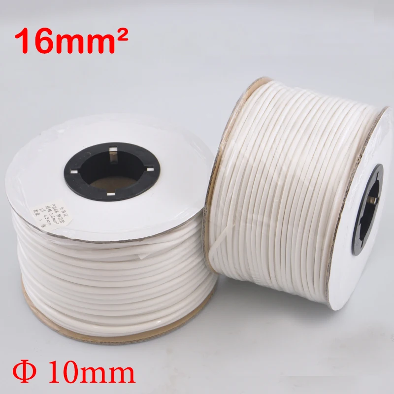 1roll 16mm2 PVC 10mm ID White Handwriting Ferrule Printing Machine