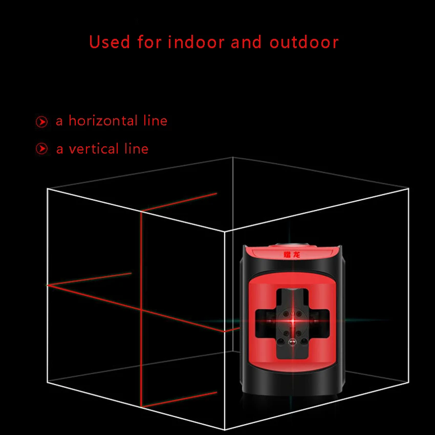 Nahom hign точность мини портативный бытовой 1V1H 2 линии Красный Луч Крытый вертикальный перекрестный лазерный уровень