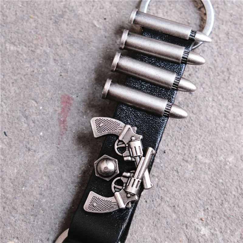 61 cm Red Dead Redemption cintura llavero 3D modelo de pistola llavero titular Chaveiro hombres coche vaqueros Sleutelhanger llaveros joyería 61 cm Red Dead Redemption cintura llavero 3D modelo de pistola llavero titular Chaveiro hombres coche vaqueros Sleutelhanger llaveros joyería