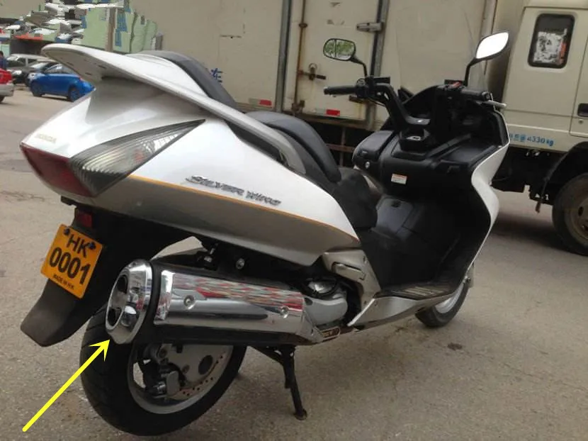 Для HONDA sliverwing GT/Sliverwing мотоциклетный Круизный скутер хромированная задняя крышка