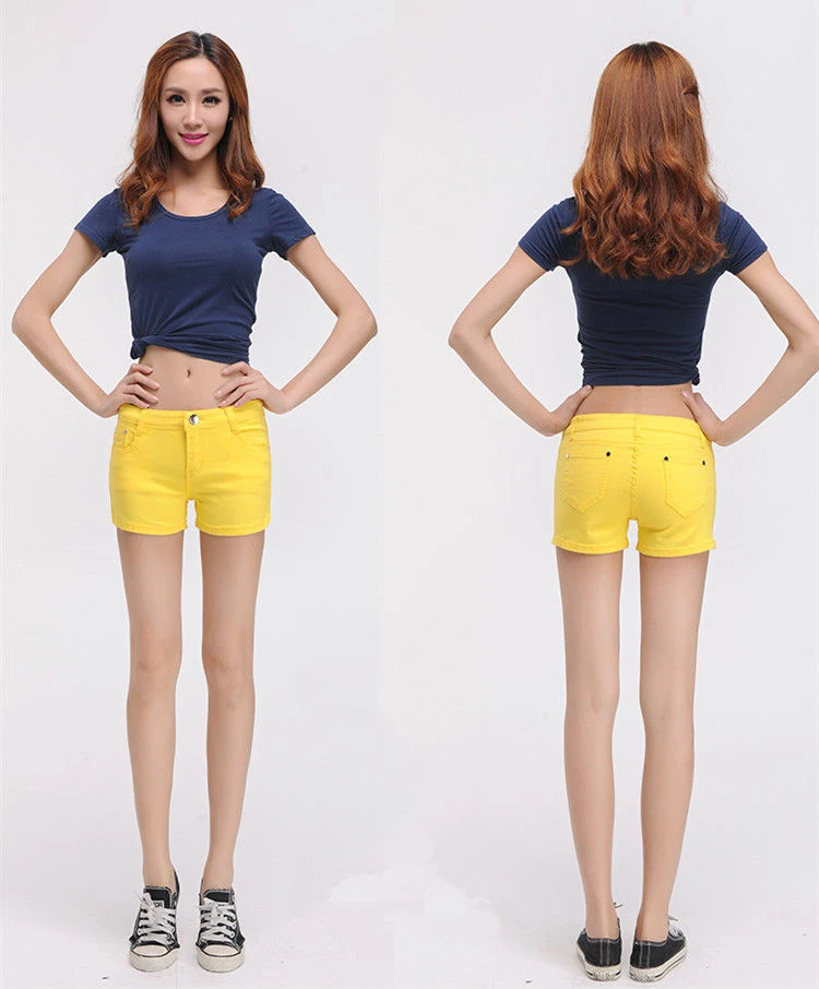 Spring leisure stretch candy colored seven-point trousers women's summer pencil trousers thin style trousers women's small foot breeches (3)