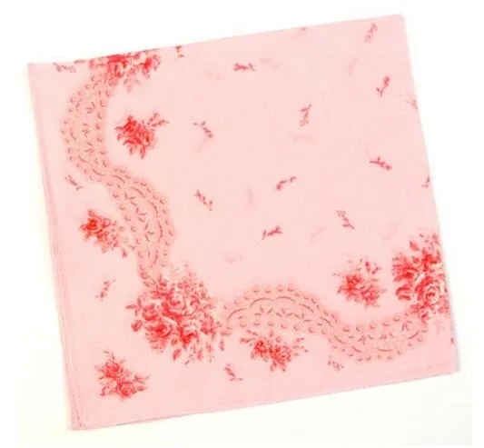 Небольшой свежий хлопковый женский платок Sakura