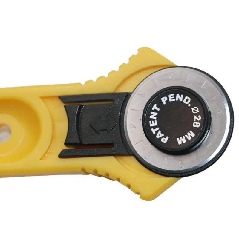 28 мм круговой роторный резак нож безопасное лезвие лоскутное шитье ткань резка кожевенное ремесло инструмент