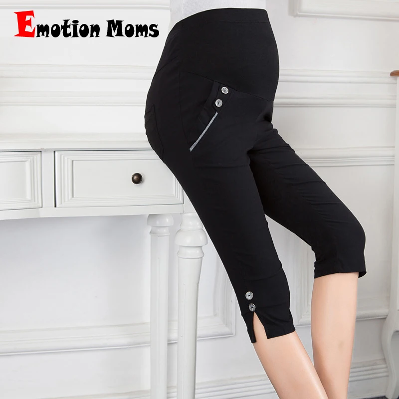 Emotion-Moms-Fashion-Maternity-Pants-Summer-Maternity-Trousers-High ...