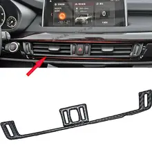 Консоль приборной панели Крышка для воздуховода украшения углеродного волокна для BMW X6 X5