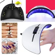 36 Вт УФ лампа Сушилка для ногтей для всех типов гель 12 Led УФ лампа для ногтей машина USB 30 s 60 s 90 s таймер портативный УФ лампы закалки